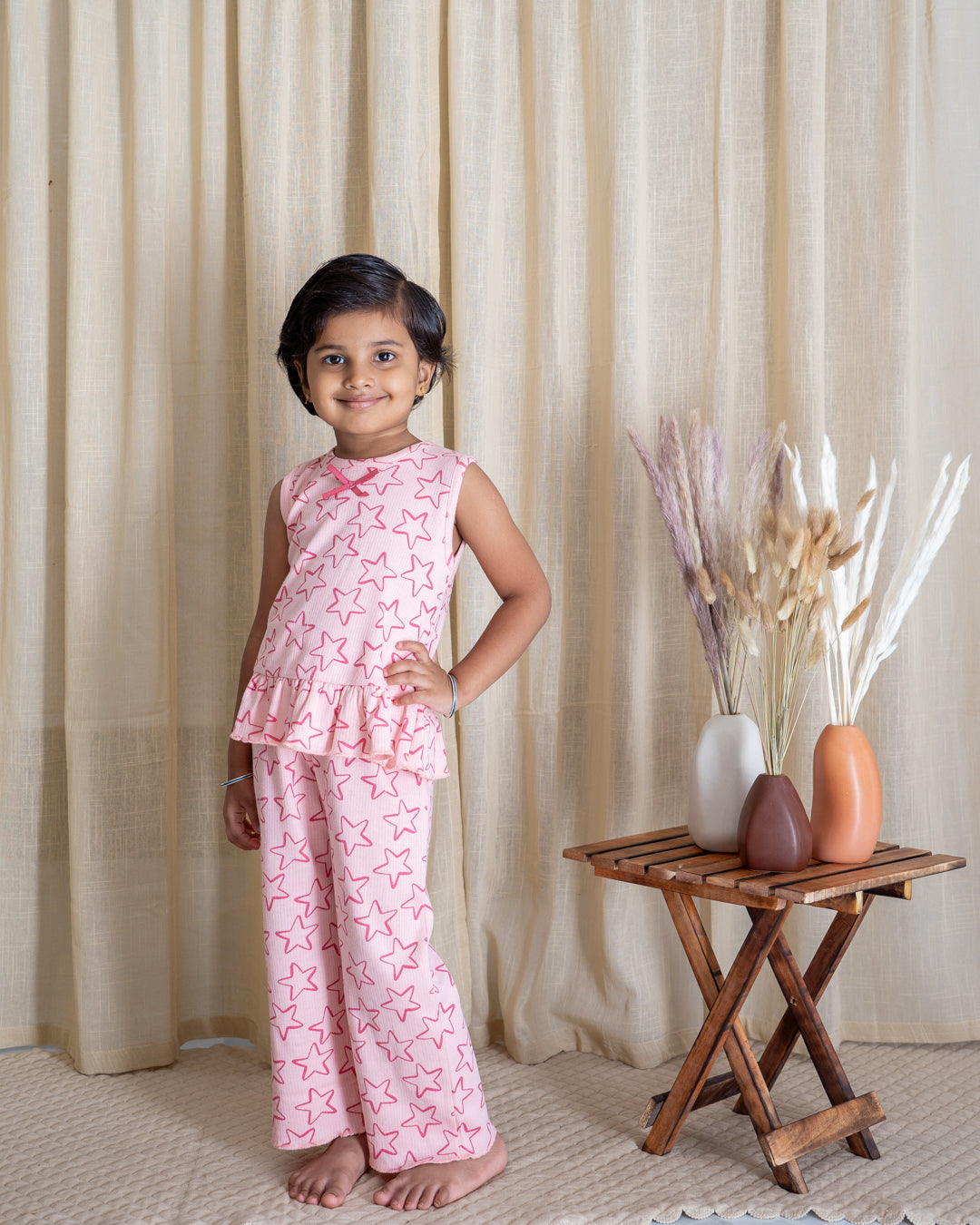 PEPLUM CO-ORD - Pink