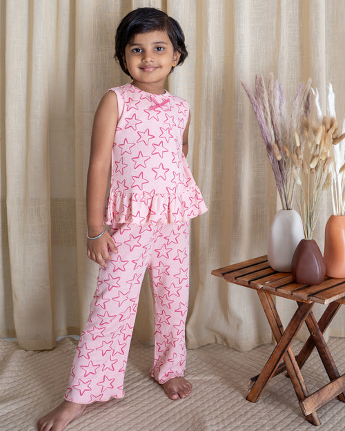 PEPLUM CO-ORD - Pink