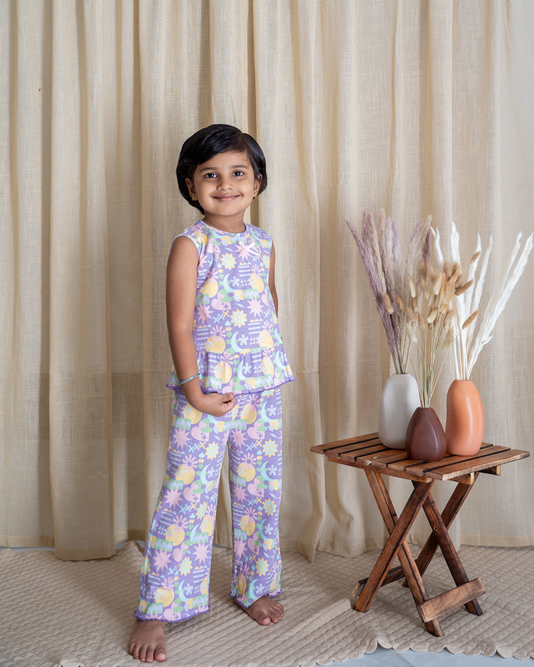 PEPLUM CO-ORD - Lavender