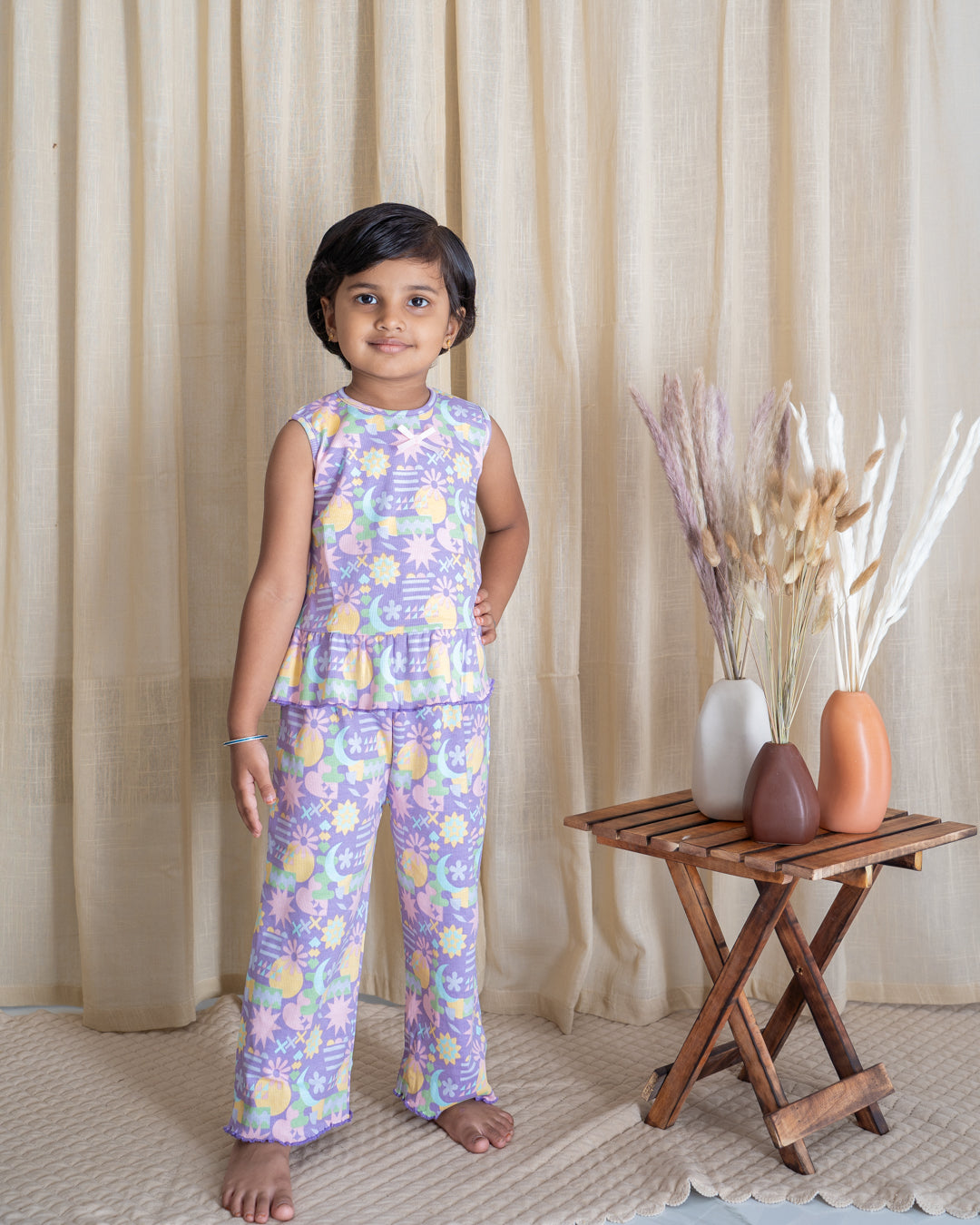 PEPLUM CO-ORD - Lavender