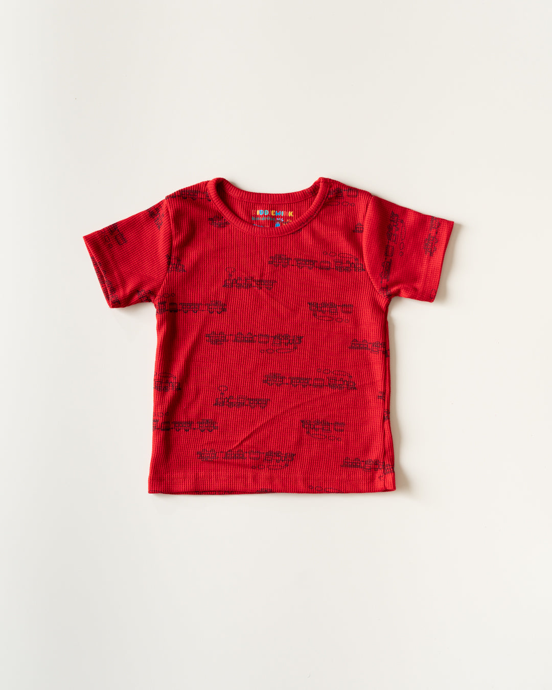 CO-ORD set- Half Sleeve T-shirt and Pant - Red