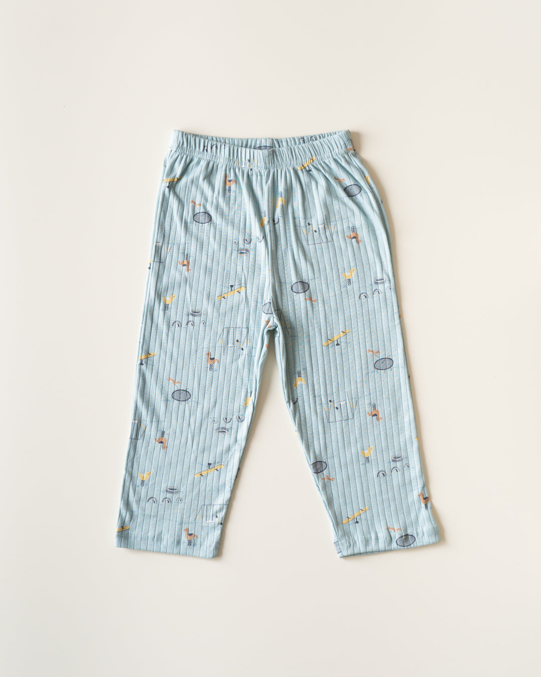 CO-ORD set- Half Sleeve T-shirt and Pant - Greyish Blue