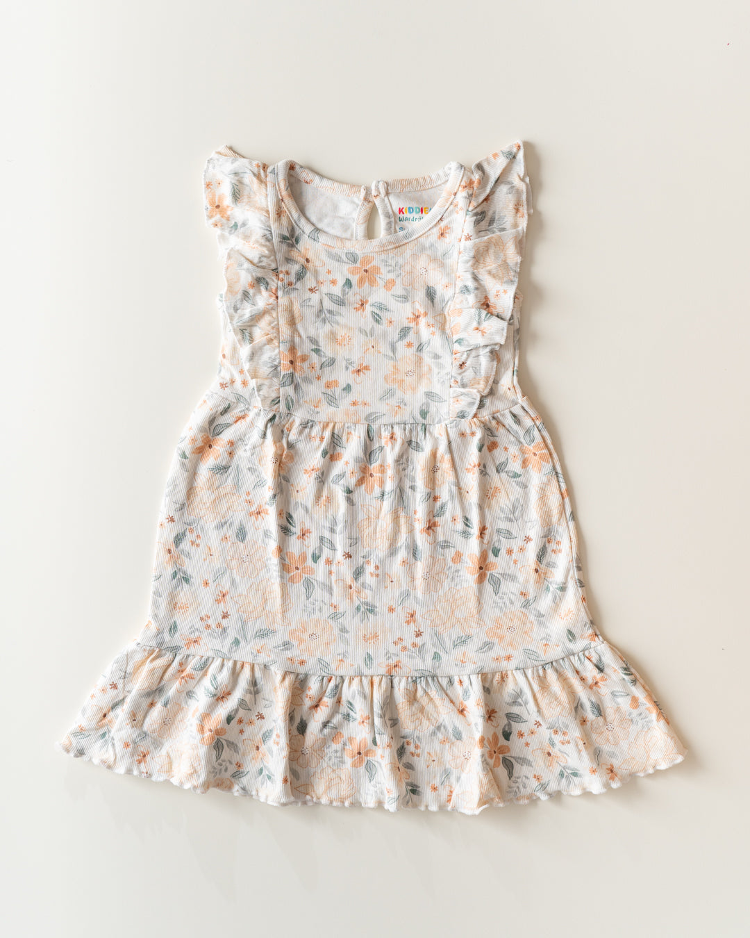 Tutu Frock - Half White Floral