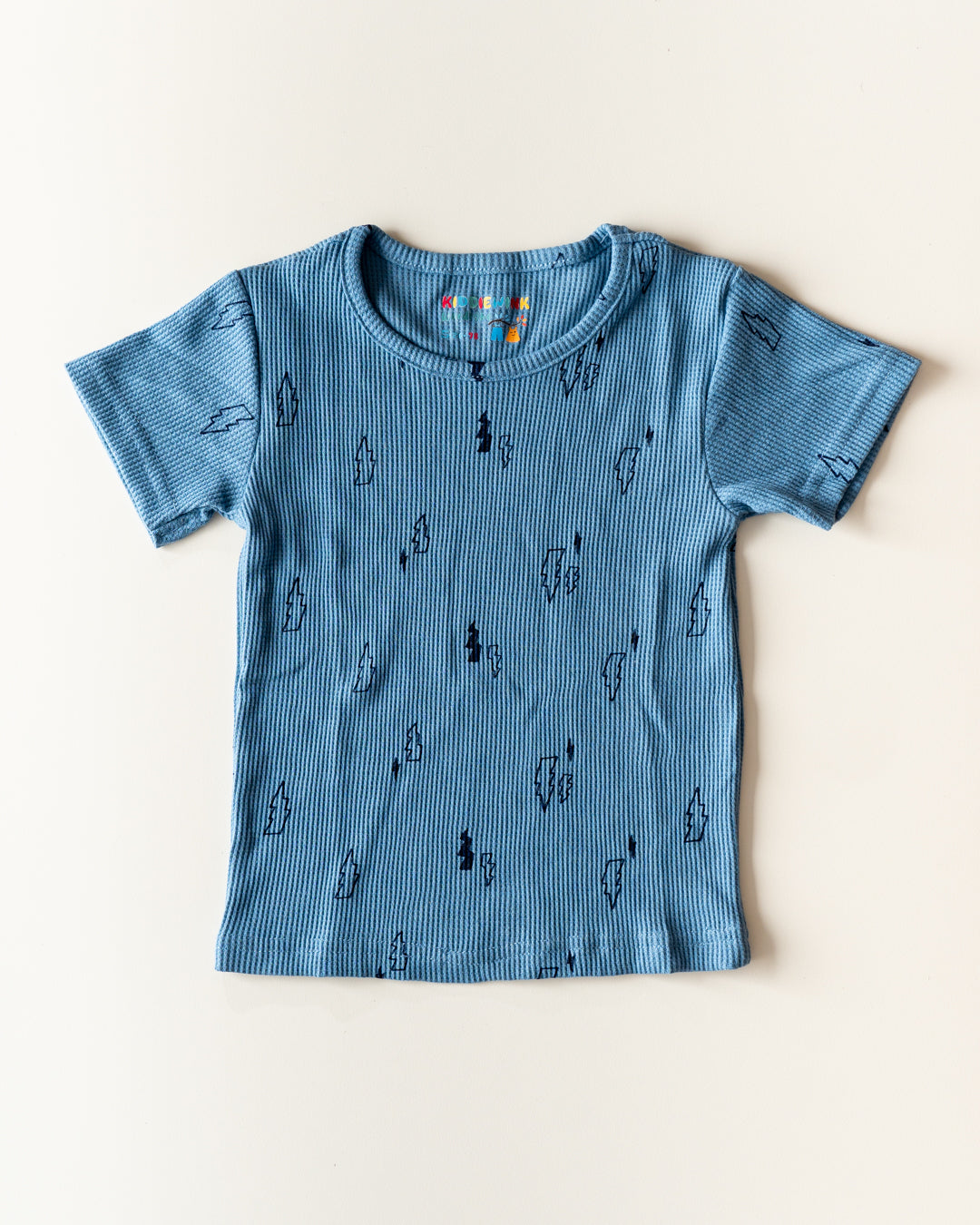 CO-ORD set- Half Sleeve T-shirt and Short - Blue Lightning