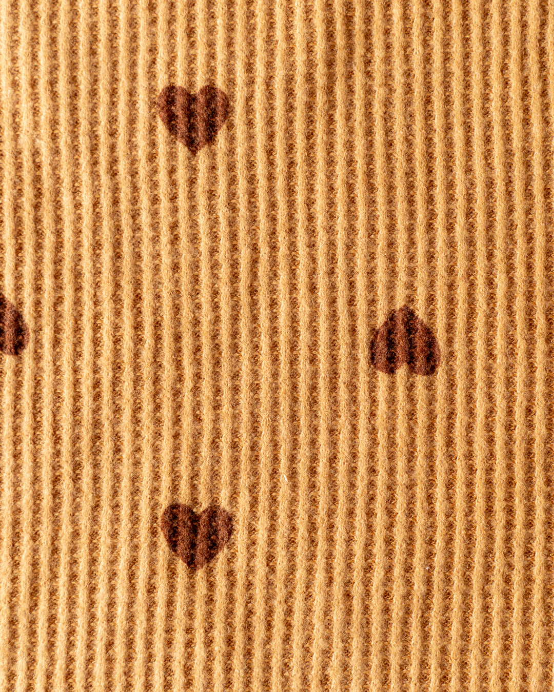 CO-ORD set- Half Sleeve T-shirt and Short - Mustard heart