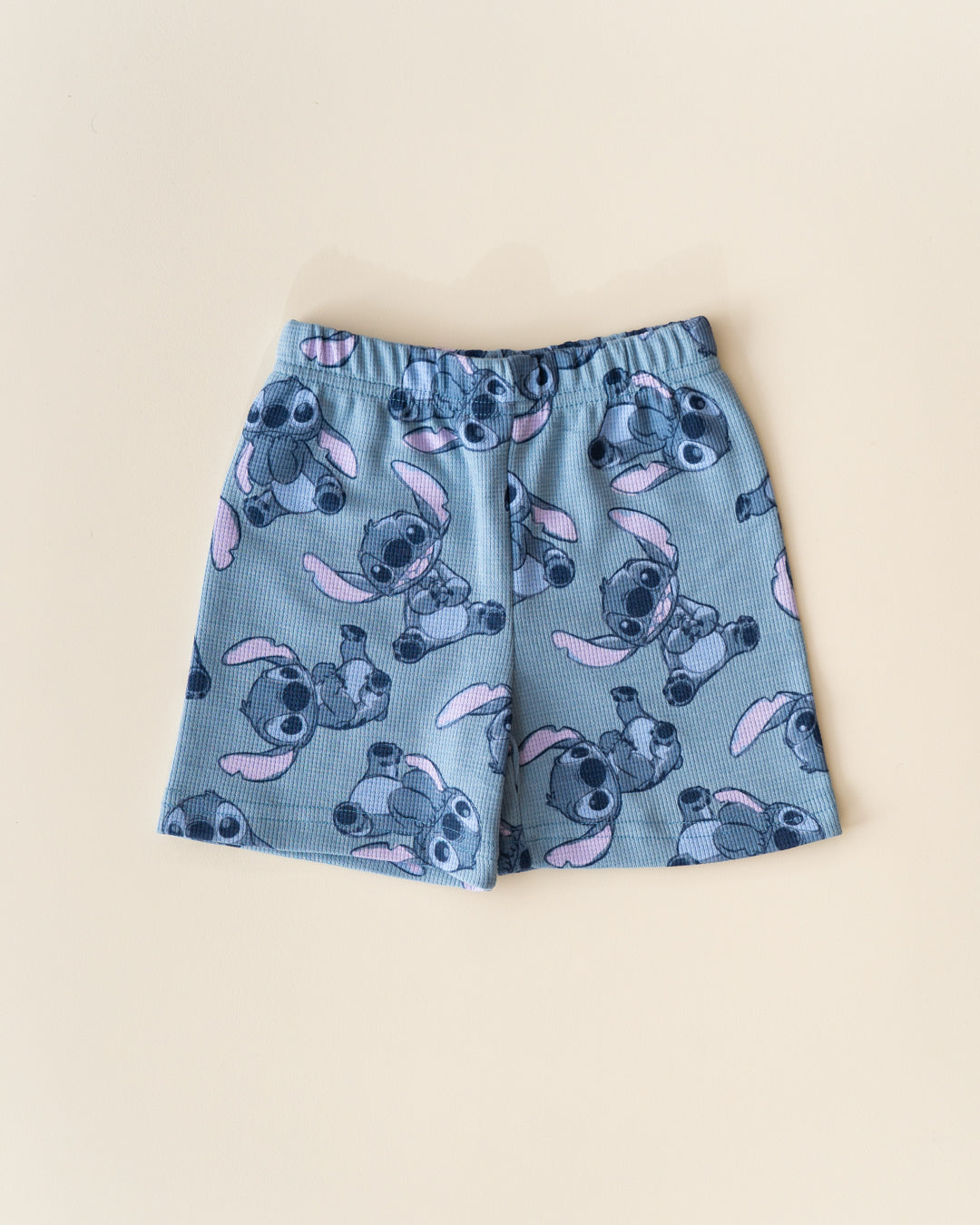 CO-ORD set- Sleeveless T-shirt and Short - Blue Stitch