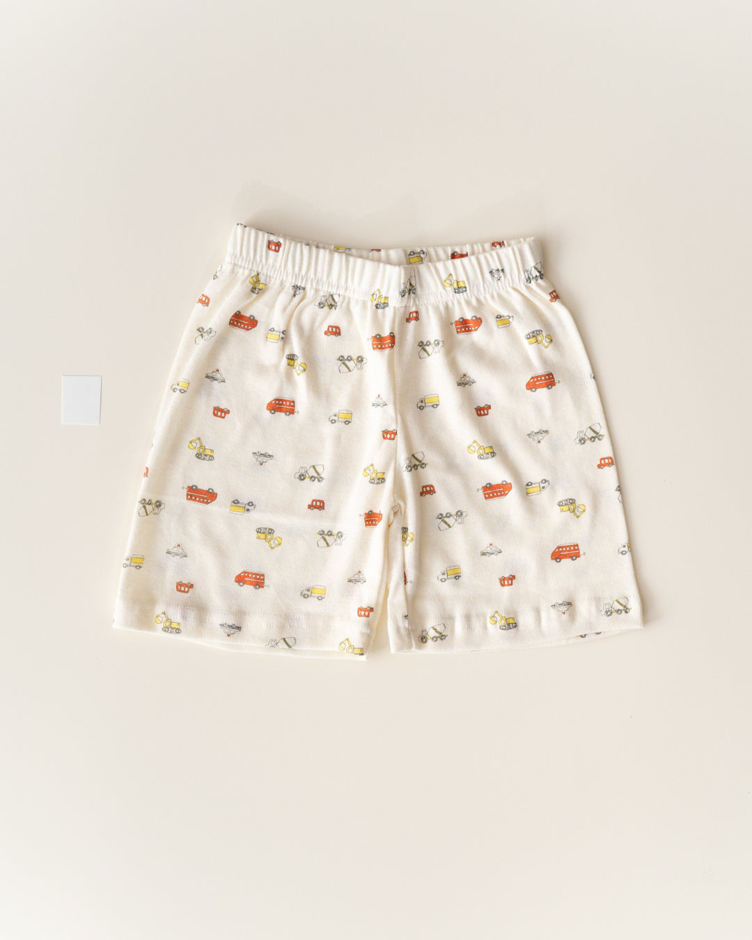 Lightweight CO-ORD set- Half Sleeve T-shirt and Short - Cream vehicle