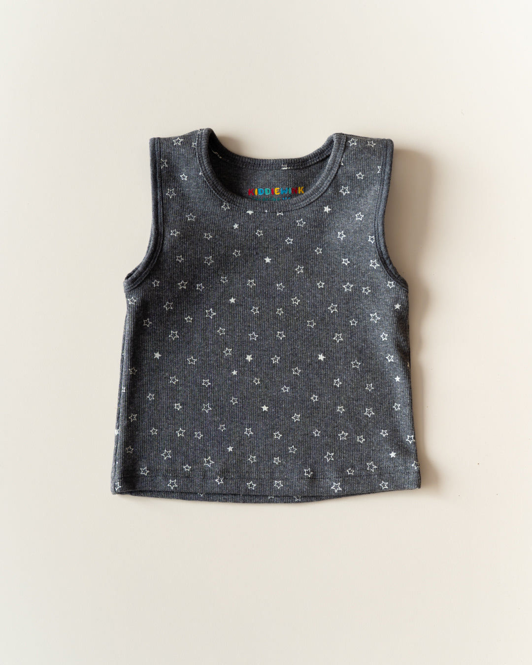 CO-ORD set- Sleeveless T-shirt and Short - Grey Star
