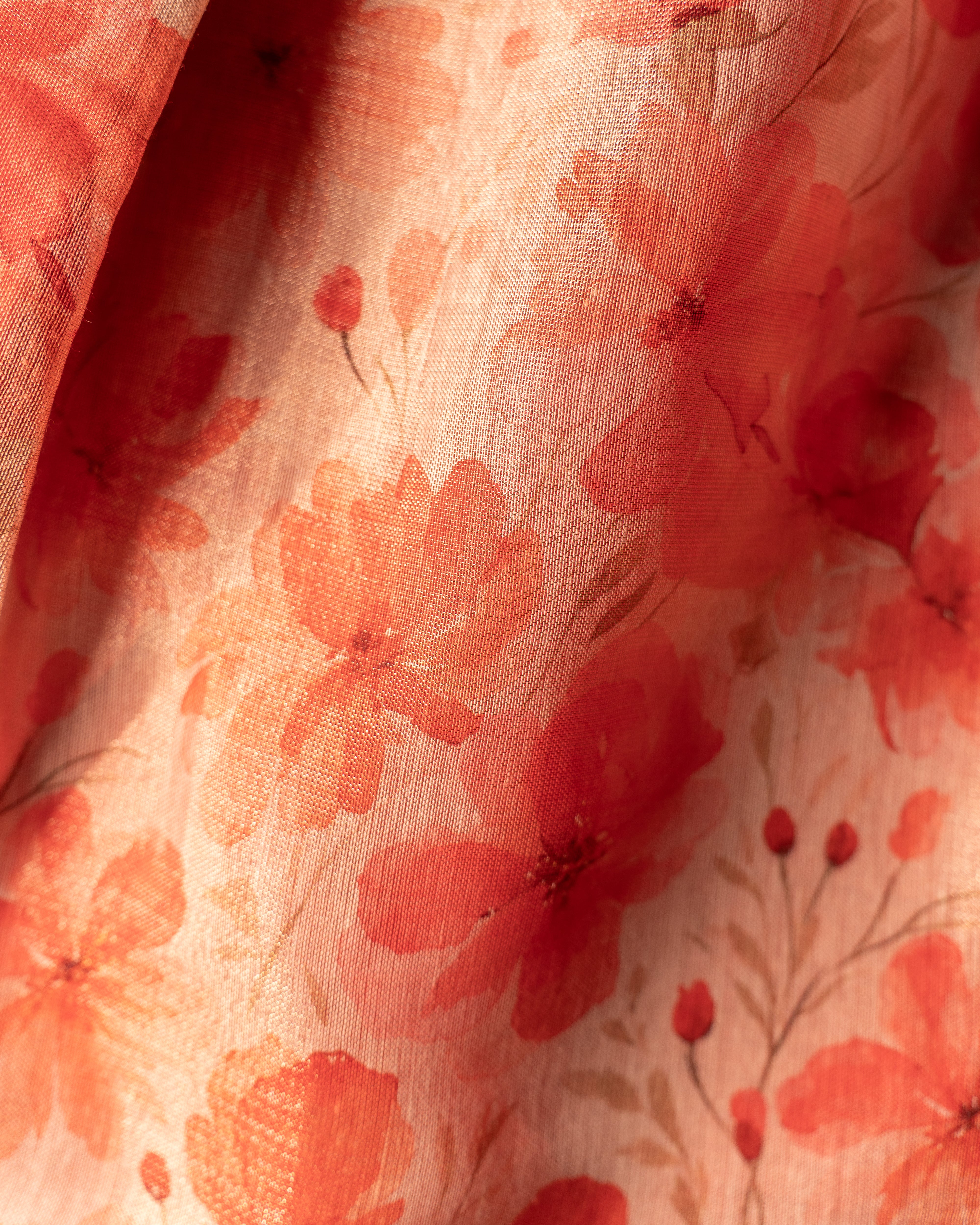 Ethnic frock - Cherry Red