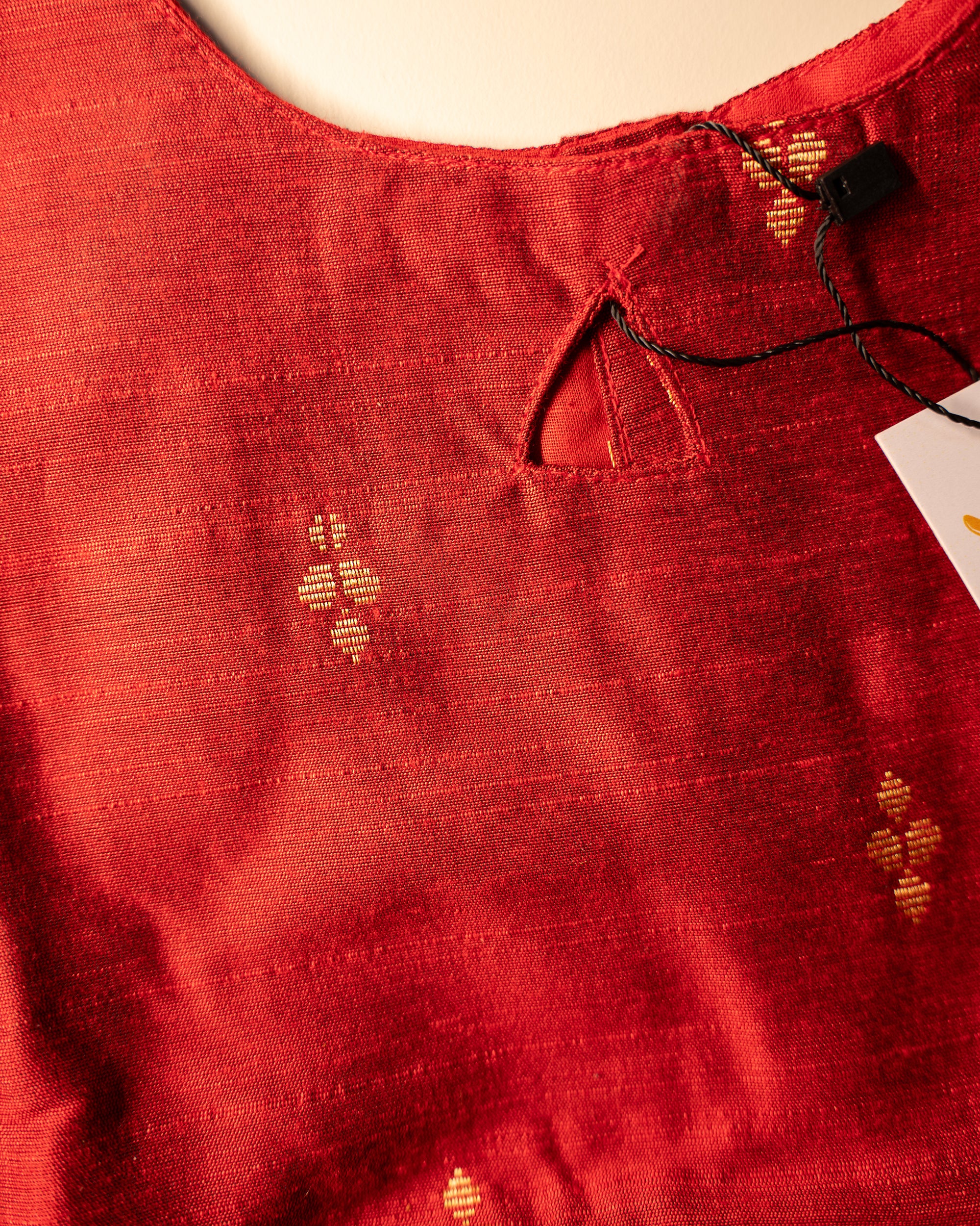 Ethnic frock - Cherry Red