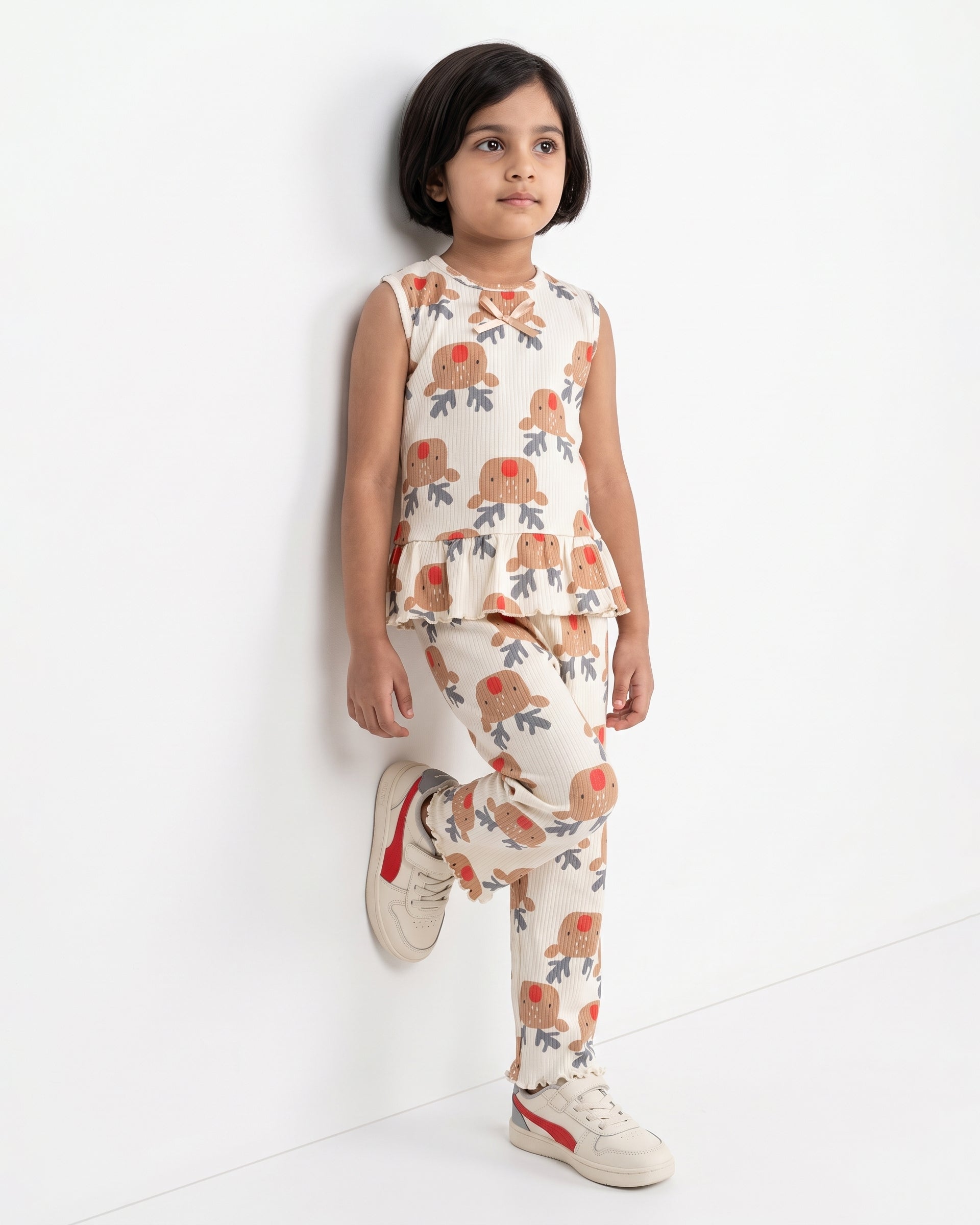 PEPLUM CO-ORD - Cream